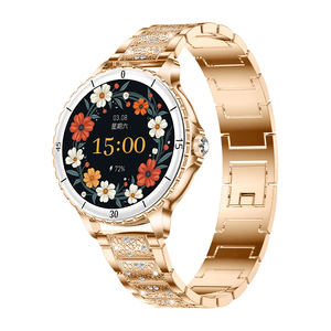 Bracelet intelligent pour femmes I228, écran TFT 1,27'', bracelet en acier, fréquence cardiaque, oxygène sanguin, suivi de la forme physique, <span class=keywords><strong>21</strong></span> modes sportifs, montre connectée pour femmes - Product Image 1