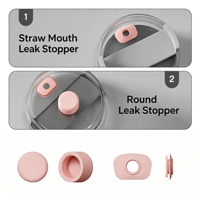 Ensemble de protège-pailles en silicone de qualité alimentaire, protège-pailles réutilisables mignons en forme de nœud papillon pour pailles de 8 à 10 mm