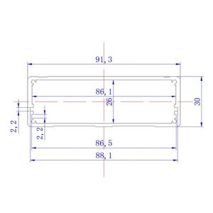 Caja de Inversor de Energía EBM Shunda Electronics, Cajas de Controlador Industrial Personalizadas, Carcasa de Extrusión de Aluminio con Recubrimiento en Polvo - Product Image 3
