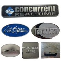 Plaque de logo personnalisée en métal moulé sous pression, emblème émaillé, étiquette de logo en alliage de zinc plaqué, plaque nominative découpée, plaque nominative murale