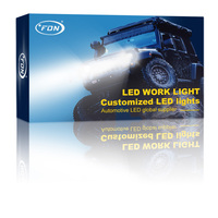 Barre lumineuse de travail LED FDN pour voiture, 6 pouces, 48 W, 16 SMD, lampe LED pour camions, haute luminosité, lampe de travail pour voiture 4x4, accessoires pour camions