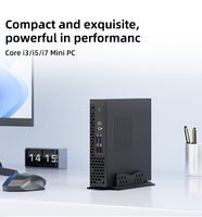 Mini PC Intel Core I5 4130M, DDR3 8GB RAM, 256GB SSD, Windows Pro Linux, Mini Computadora de Escritorio para Oficina, Hogar, Escuela, Uso Industrial