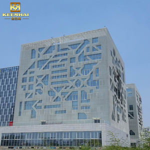 Revêtement PVDF panneaux <span class=keywords><strong>de</strong></span> façade en aluminium perforés feuilles <span class=keywords><strong>de</strong></span> revêtement mural décoratives <span class=keywords><strong>pour</strong></span> projets <span class=keywords><strong>de</strong></span> construction extérieurs en alliage d'aluminium - Product Image 1