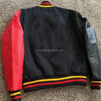 Chaqueta Varsity Personalizada para Hombre, Estilo Letterman, con Parches de Béisbol, Bordado, Mangas en Contraste, Botones a Presión, Ropa Urbana, Venta al Por Mayor