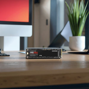 قرص صلب MZ-V9P1T0BW 990 PRO بسعة 1 تيرابايت PCIe 4.0 NVMe <span class=keywords><strong>M</strong></span>.<span class=keywords><strong>2</strong></span> - Product Image 5