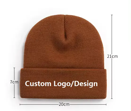 Nähmänner Premium nicht reizend gemischtes Acryl individuell geknöpftes Ripstift niedriges MOQ Skully Beanie Winterhüte Toque Caps