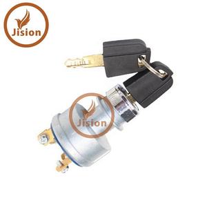 Interrupteur d'allumage pour engins de construction, 4 fils avec 2 clés, 9G7641 9G-7641 pour excavatrice E320 E330 E345 E385 E375 - Product Image 1