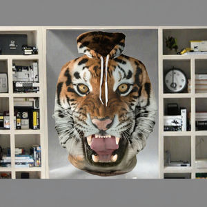 Fitspi all'ingrosso <span class=keywords><strong>tigre</strong></span> 3d <span class=keywords><strong>felpa</strong></span> con cappuccio stampata alla moda Casual a maniche lunghe <span class=keywords><strong>felpa</strong></span> per l'autunno - Product Image 3