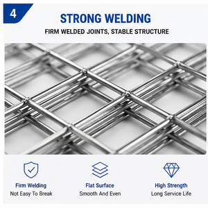 Grillage <span class=keywords><strong>soudé</strong></span> de qualité supérieure pour chauffage au sol avec fils d'acier renforcés et maille optimale pour le support de caillebotis - Product Image 5