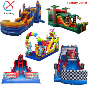 Thương mại trượt nước <span class=keywords><strong>Inflatable</strong></span> sân chơi ngoài trời trẻ em khô trượt và trượt nhảy Bouncer với hồ bơi cho người lớn và trẻ em - Product Image 3