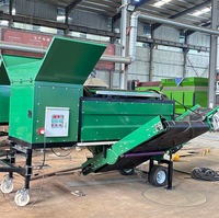 Usine de recyclage des déchets de récupération de terre végétale efficace d'écran mobile résistant de trommel