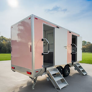Remorque de luxe portable mobile pour toilettes <span class=keywords><strong>Cabine</strong></span> mobile en acier pour l'extérieur Design de style chinois - Product Image 4