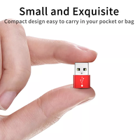 Adaptateur OTG USB 3.0 mâle vers USB-C femelle haute vitesse avec sortie CC et protection OTP pour smartphones, tablettes et ordinateurs portables universels