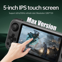 WL Max Version 5 pouces Écran HD IPS Android 11 Console de jeu portable rétro sans fil avec 10000 jeux intégrés Batterie 4000 mAh TF