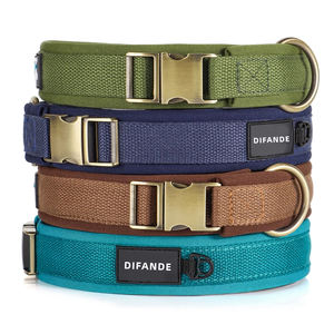 Collar de perro acolchado suave, collares de perro de nailon duraderos, collares ajustables para mascotas para perros pequeños, medianos y grandes, Bulldog Francés - Product Image 1