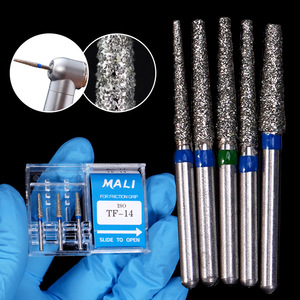 Aguja <span class=keywords><strong>de</strong></span> <span class=keywords><strong>esmeril</strong></span> dental <span class=keywords><strong>de</strong></span> alta velocidad para teléfono móvil, <span class=keywords><strong>de</strong></span> acero inoxidable, doble capa, súper abrasiva y resistente al desgaste para preparación dental. - Product Image 3
