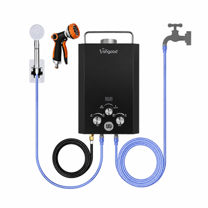 Chauffe-eau à <span class=keywords><strong>gaz</strong></span> portable d'extérieur 6L pour <span class=keywords><strong>camping</strong></span>, sans réservoir, à propane, pour voyage - Vente en gros usine - Product Image 1