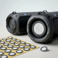 FSM-750 IP68-zertifizierter EPTFE Atmungsaktiver Aufkleber, Hydrophobe Wasserdichte Membran, Druckausgleichendes Staubdichtes Netz für Motorgehäuse