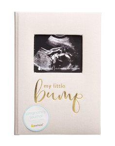 LABON Journal de grossesse avec impression de logo personnalisé My Little Bump Livre de souvenirs à <span class=keywords><strong>couverture</strong></span> rigide Cadeau pour les futures mamans - Product Image 1