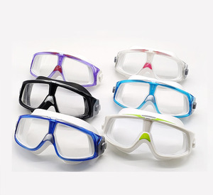 <span class=keywords><strong>Occhialini</strong></span> da <span class=keywords><strong>Nuoto</strong></span> da <span class=keywords><strong>Uomo</strong></span> Antiappannamento, Impermeabili, con Montatura Grande, in Silicone, Anti-perdita, per Piscina e Gara - Product Image 6