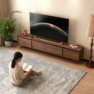 Nuovo Mobile Porta TV in Legno Massello Elettrico 2026 con Finitura e <span class=keywords><strong>Dimensioni</strong></span> Personalizzabili per <span class=keywords><strong>Soggiorno</strong></span> e Camera da Letto - Product Image 3