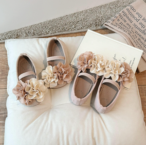 Zapatos Planos Retro con Flores para Niñas, Primavera-Verano, Estilo Mary Jane de Gamuza, Elegantes y de Princesa - Product Image 4