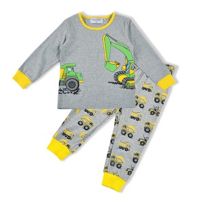 Biancheria da notte per bambini a manica corta all'ingrosso <span class=keywords><strong>pigiama</strong></span> per bambini con stampa di cartoni animati <span class=keywords><strong>pigiama</strong></span> traspirante per i ragazzi per la primavera - Product Image 4