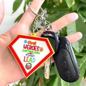 Tùy Chỉnh 2D Mềm PVC Keychain Móc Chìa Khóa Logo Mềm PVC Cao Su Móc Chìa Khóa Silicone Vòng Chìa Khóa Cá Nhân 3D Tùy Chỉnh Móc Chìa Khóa - Product Image 3