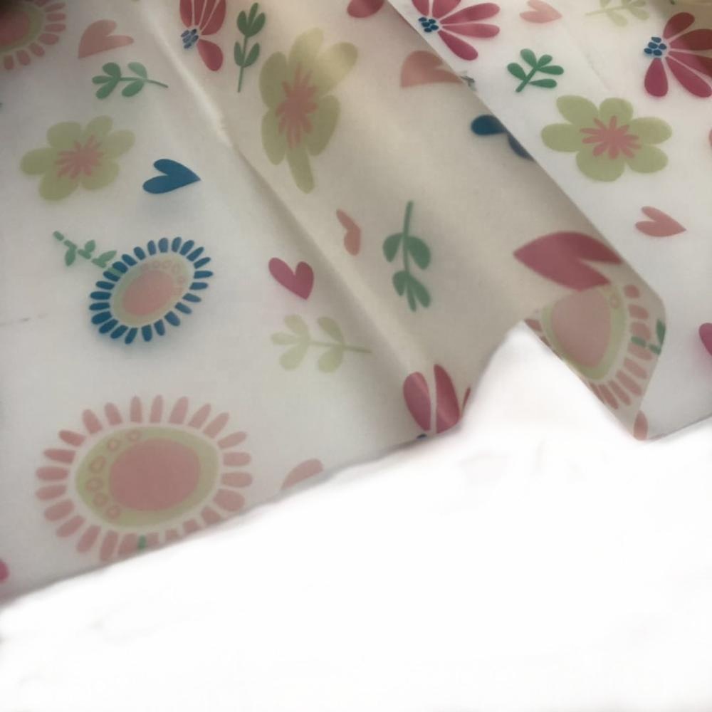 Прочная водонепроницаемая 0,15 мм 0,20 мм OEM модная печатная матовая ТПУ дождевая ткань