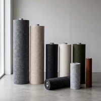 Bandes de feutre polyester non tissé industriel haute densité, enduites de PE, légères, absorbantes d'huile, résistantes à la chaleur, insonorisantes
