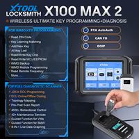 XTOOL X100 MAX2 Scanner Diagnostico a Livello OE, Programmazione ECU J2534, Mappa Moduli Topologici, FCA AutoAuth