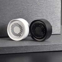 Diffuseur de parfum solide longue durée sur mesure OEM, désodorisant de voiture de luxe en forme de vague, coffret cadeau métallique haut de gamme