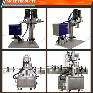 Máquina de llenado de líquidos y bebidas neumática completamente automática con tapa-Tapa reductora-Línea de producción de características giratorias Embalaje de vidrio - Product Image 5