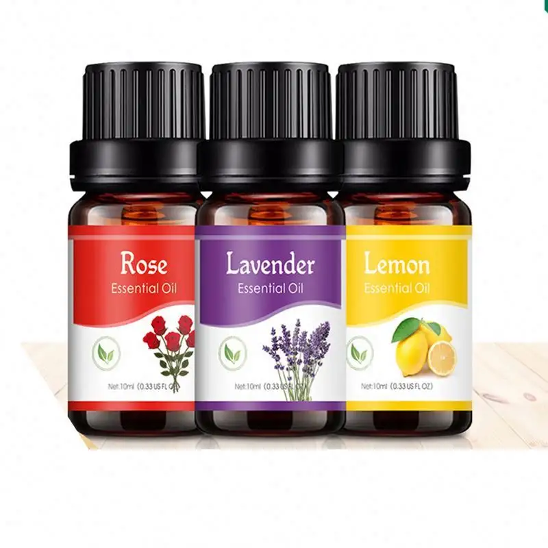 Natural organic 6 Premium Grade Fragrance Oils Aromatherapy Massage Set Peppermint Rosemary Lemongrass Pure 3 pack essential oil