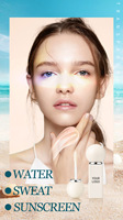 Huile à lèvres scintillante SPF 50 personnalisable avec logo, protection solaire, réparation après soleil, étiquette privée, végane, hydratante, repulpante, effet éclatant