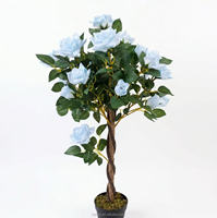 Tik Tok - Dernières tendances - Vente flash - Arbre à roses artificielles rose et blanc sur mesure pour la décoration intérieure