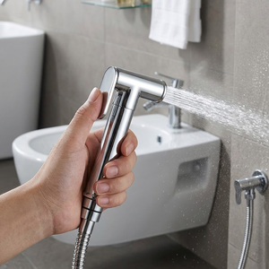 Accesorios de Baño, Rociador de Bidé Manual con Acabado Cromado en Latón, Fácil Instalación, Montado en la Pared, para Ducha, Apartamento, Hotel - Product Image 2