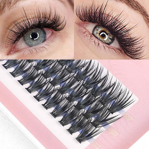 थोक प्रोमो प्रशंसक ने व्यक्तिगत गर्मी बंधुआ मात्रा पलक 40 डी फ्लेयर लाइश क्लस्टर पलक विस्तार - Product Image 5