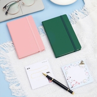 Mini carnets de bonne qualité A6 personnalisés Journal en lin en cuir PU couverture rigide fournitures de bureau papeterie joli planificateur