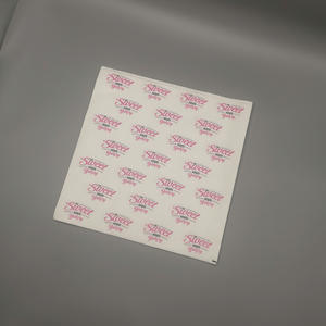 Feuilles de papier d'emballage pour hamburgers et sandwichs, design personnalisé, revêtement PE, écologiques, 38 g/m², papier Doyley blanc, résistant à la graisse et au beurre - Product Image 5