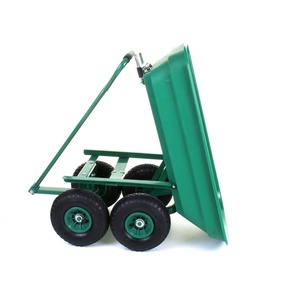 Carriola Da Giardino Vasca Ribaltabile 75L Lelaio Tubolare In Acciaio Con Ruota - Product Image 5