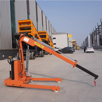 Mini-grue électrique pliable de 1 tonne, 220V, treuil de levage portable pour la maison, le garage et les projets de bricolage