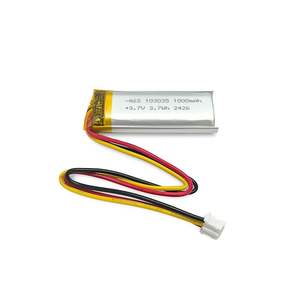 Batterie UL1642/CE certificate <span class=keywords><strong>3</strong></span>.7v 1000mAh Lipo 103035 batteria ricaricabile ai polimeri di litio per localizzatore GPS - Product Image 2