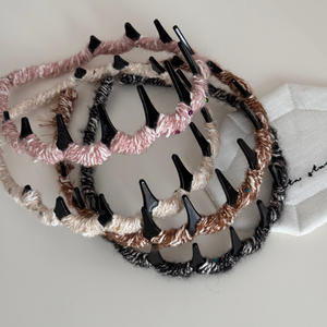 سعر المصنع بيع بالجملة جذر الشعر رقيق مشبك بسيط طويل الأسنان مموج الشعر الترتر غزل الصوف ملفوفة - Product Image 1