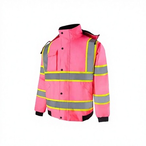 Chaqueta de Seguridad de Alta Visibilidad Vesbhusha con Certificación CE, Cinta Reflectante, Color Personalizado, Impresión UV, Transpirable, para Hombre, para Exteriores - Product Image 2