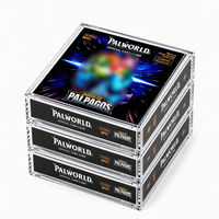 Protecteur d'affichage magnétique transparent personnalisé moderne avec une épaisseur de 5 mm pour boîte de rangement de cartes à collectionner Dawn of Palpagos