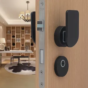 New Design Push Pull <strong>Door</strong> Handle Locks for Wood <strong>Doors</strong> Mute Bedroom Privacy <strong>Door</strong> Lock - Product Image 1