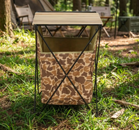 Table de camping pliable personnalisée pour l'extérieur, table de rangement, armoire de rangement, vente en gros, mobile et légère