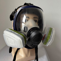 Masque à gaz complet certifié CE en stock CF01 avec filtre K1 pour la peinture, les produits chimiques, les opérations de sauvetage incendie, la pulvérisation de pesticides