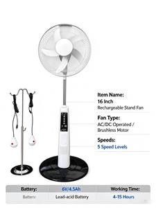Ventilateur sur pied économique pour la maison avec télécommande, coffret cadeau, ventilateur d'extraction solaire avec panneau solaire - Product Image 1